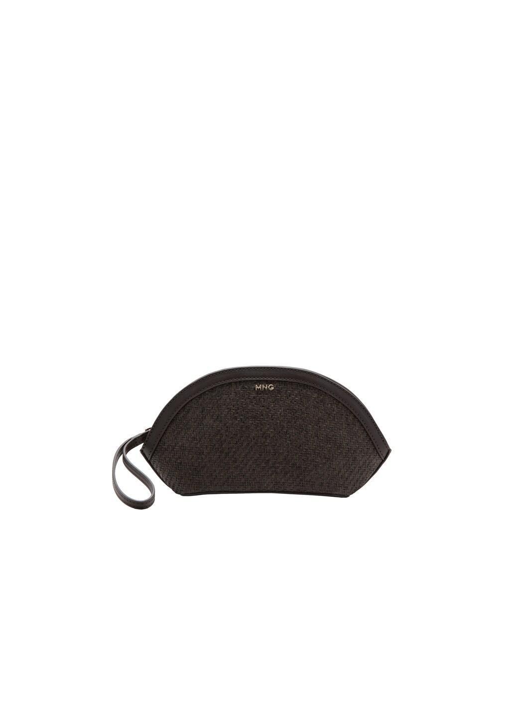 DARK BROWN Natural fibre pouch, 0201_32, large image number 2