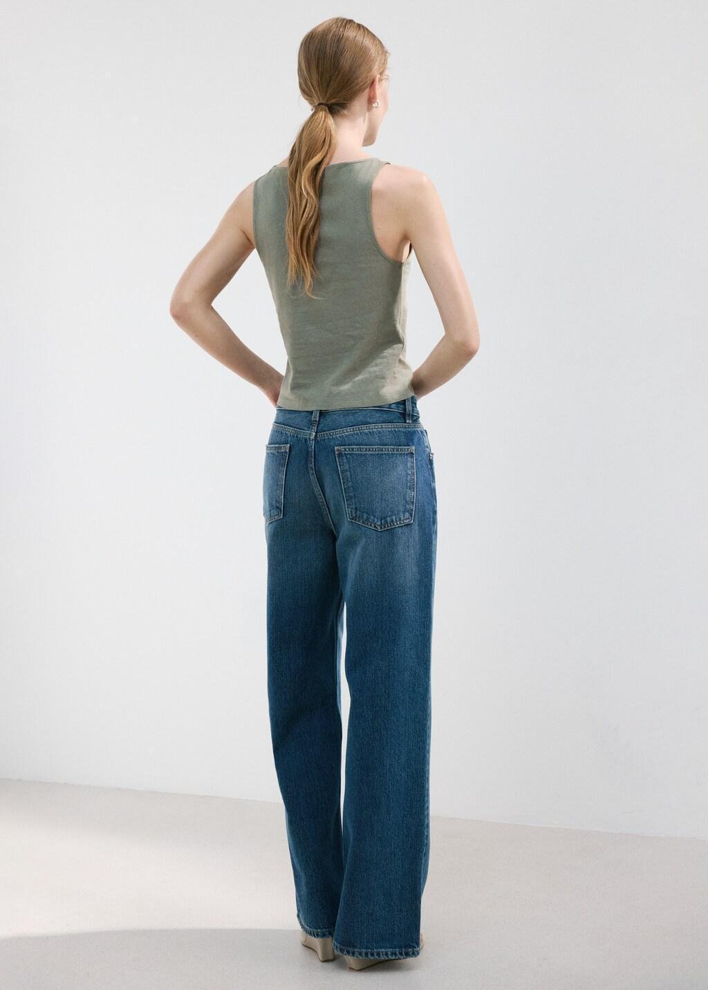 Grey Cotton Gilet With Buttons, 0201_92, large image number 2