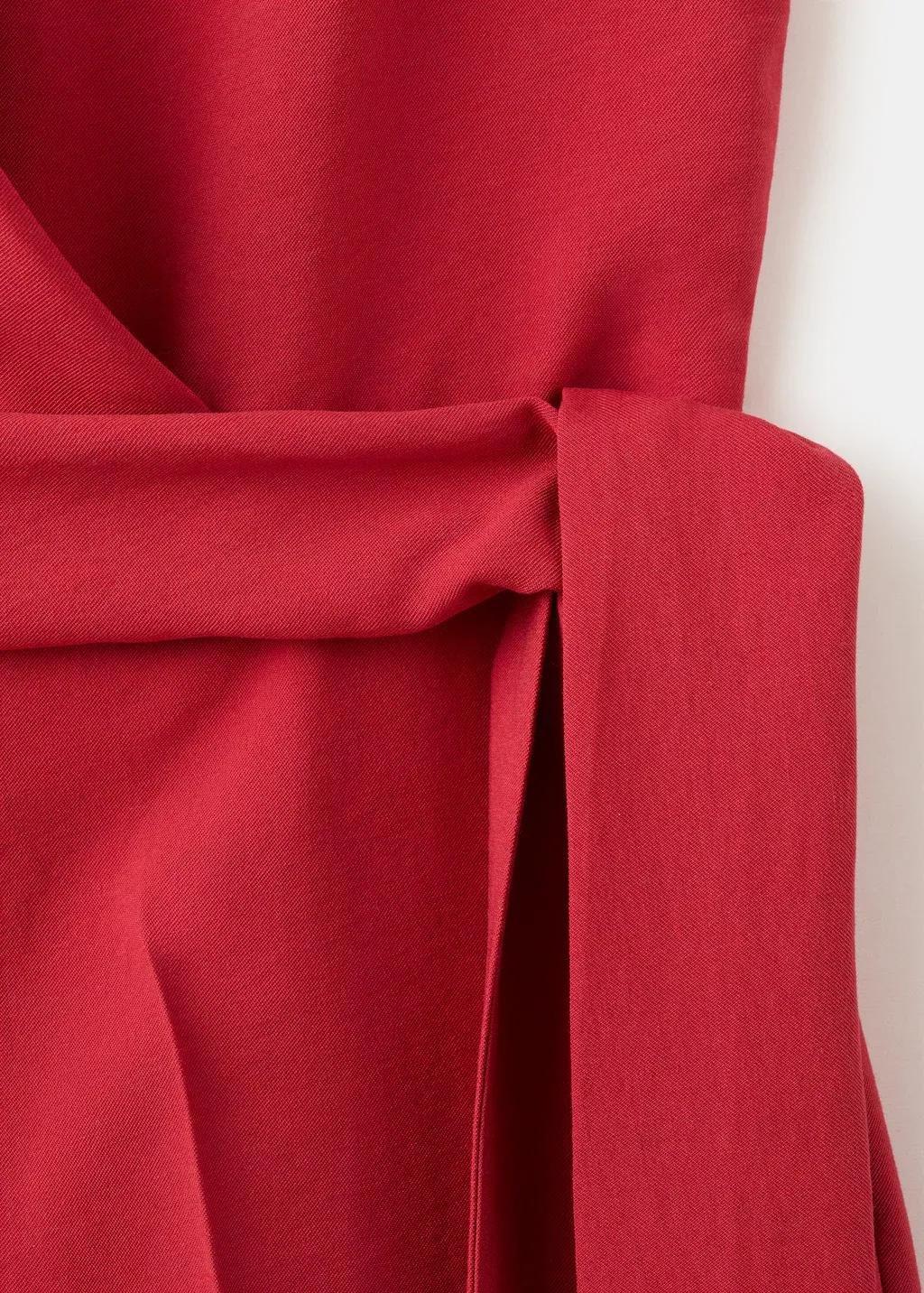 Red Belt Long Jumpsuit, 0201_70, large image number 5