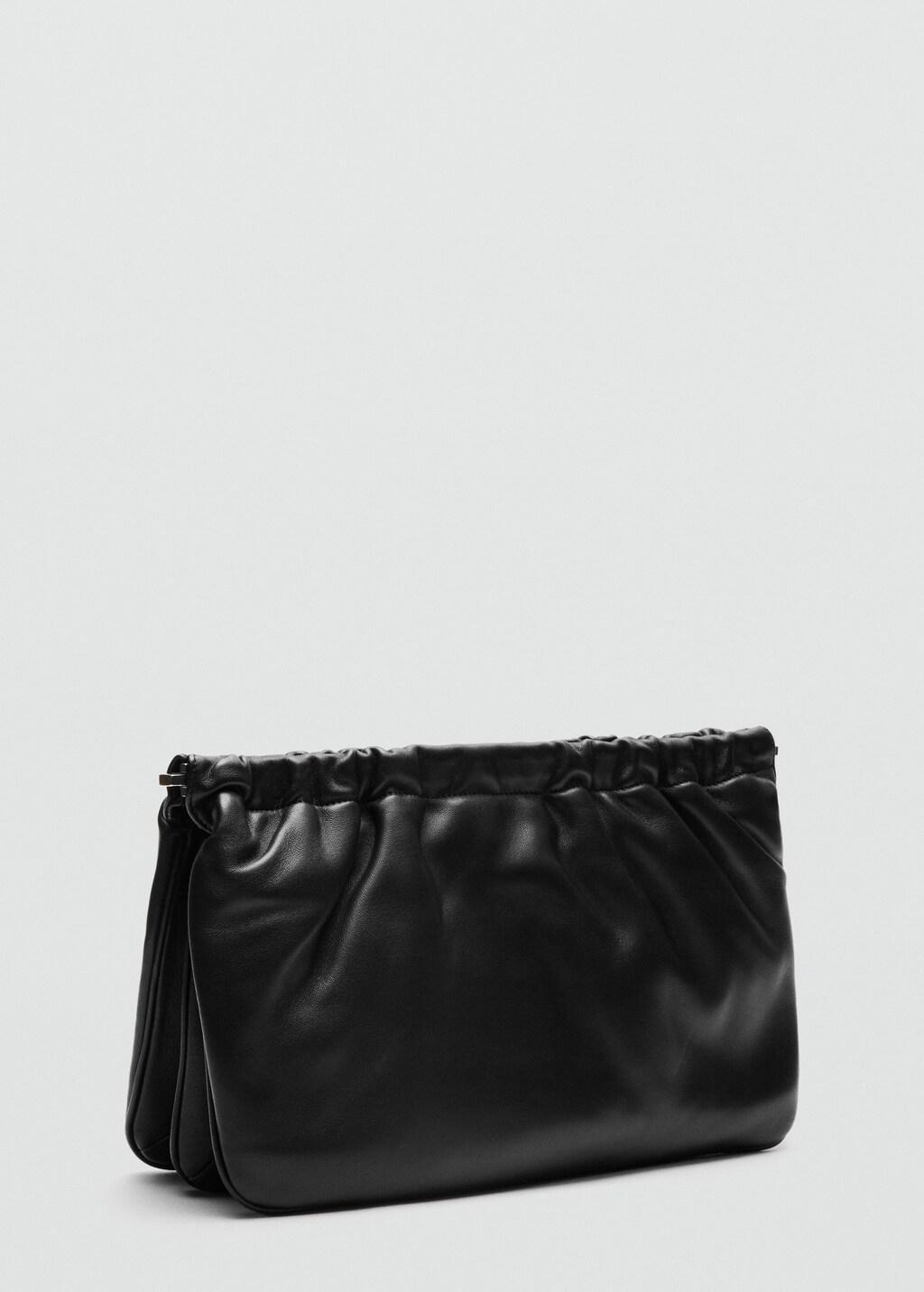 BLACK Leather handbag, 0201_99, large image number 1