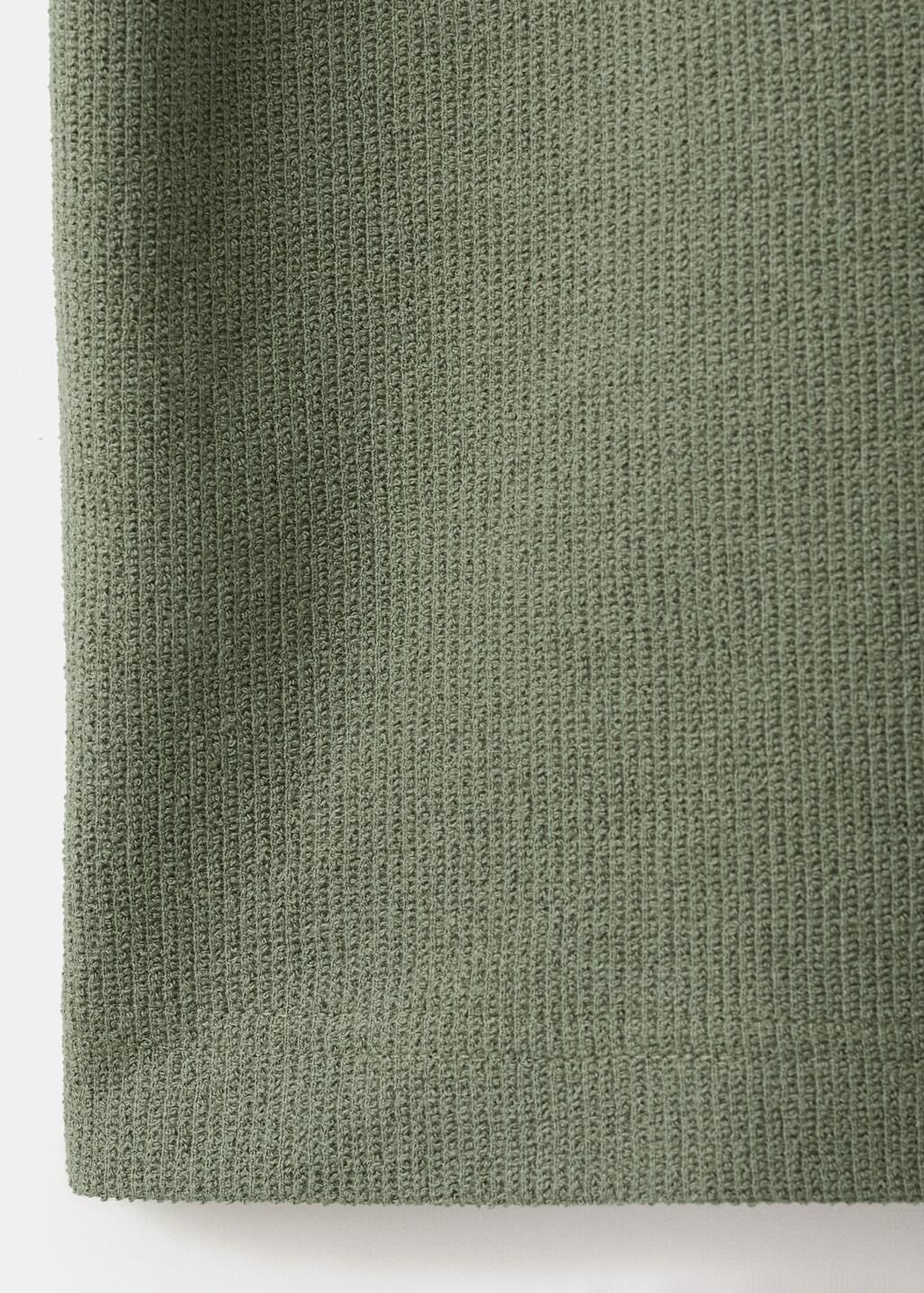 Green Regular-Fit Textured Polo Shirt, Medium Green, large image number 1