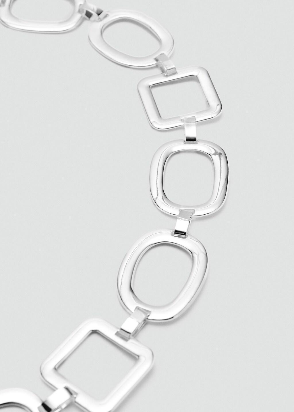 Silver Ring Chain Belt, Silver, large image number 0