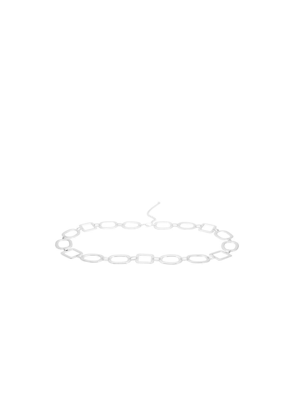 Silver Ring Chain Belt, Silver, large image number 2