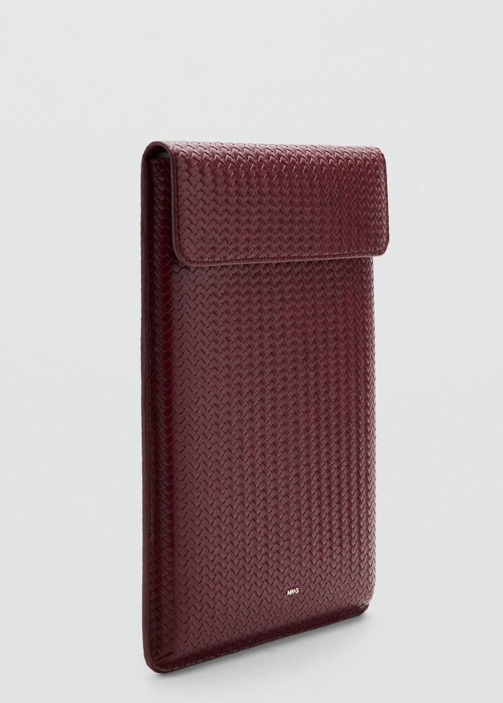 Red Braided Laptop Sleeve, 0201_78, large image number 0