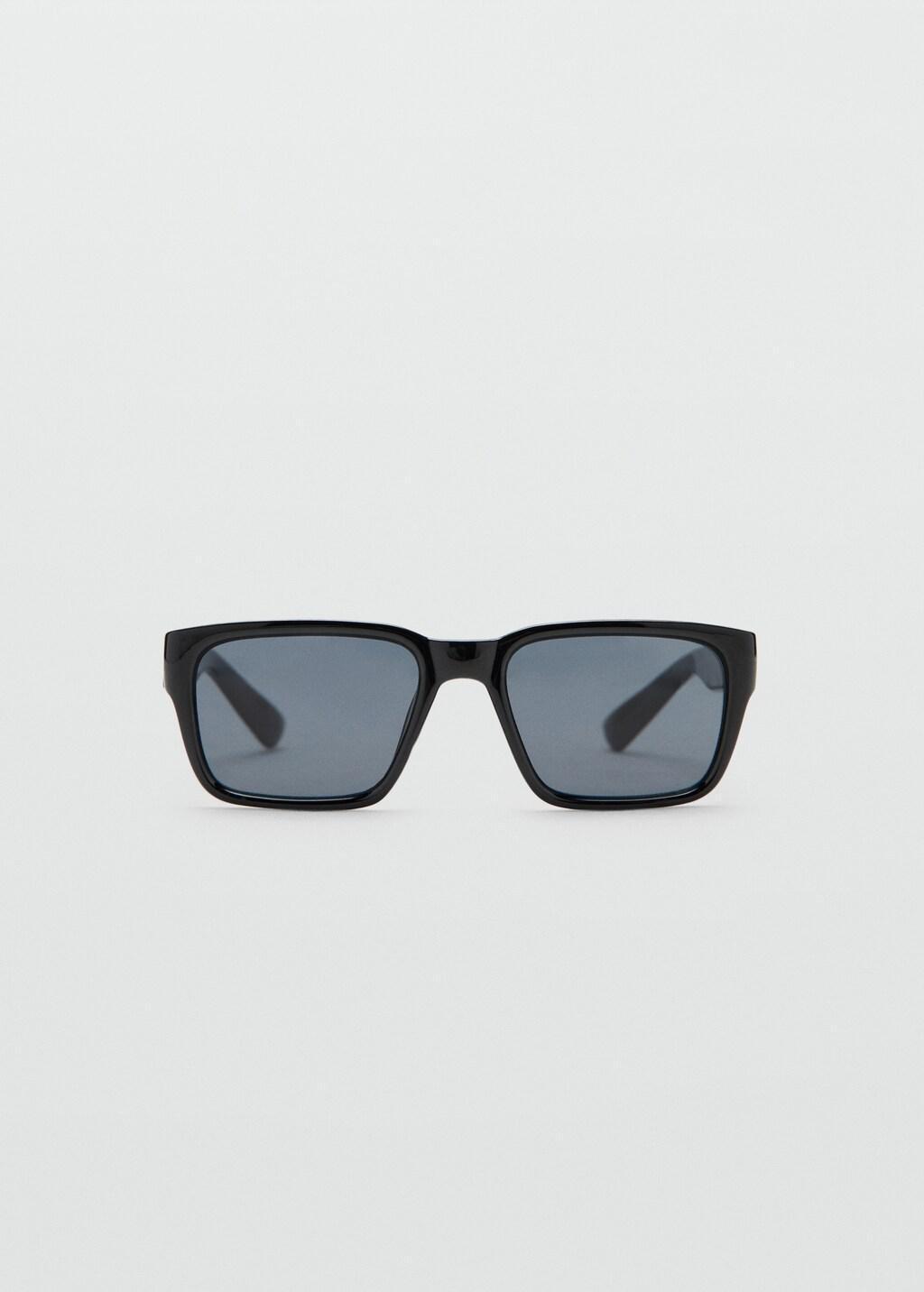 Black Rectangular-Frame Sunglasses, 0201_99, large image number 4