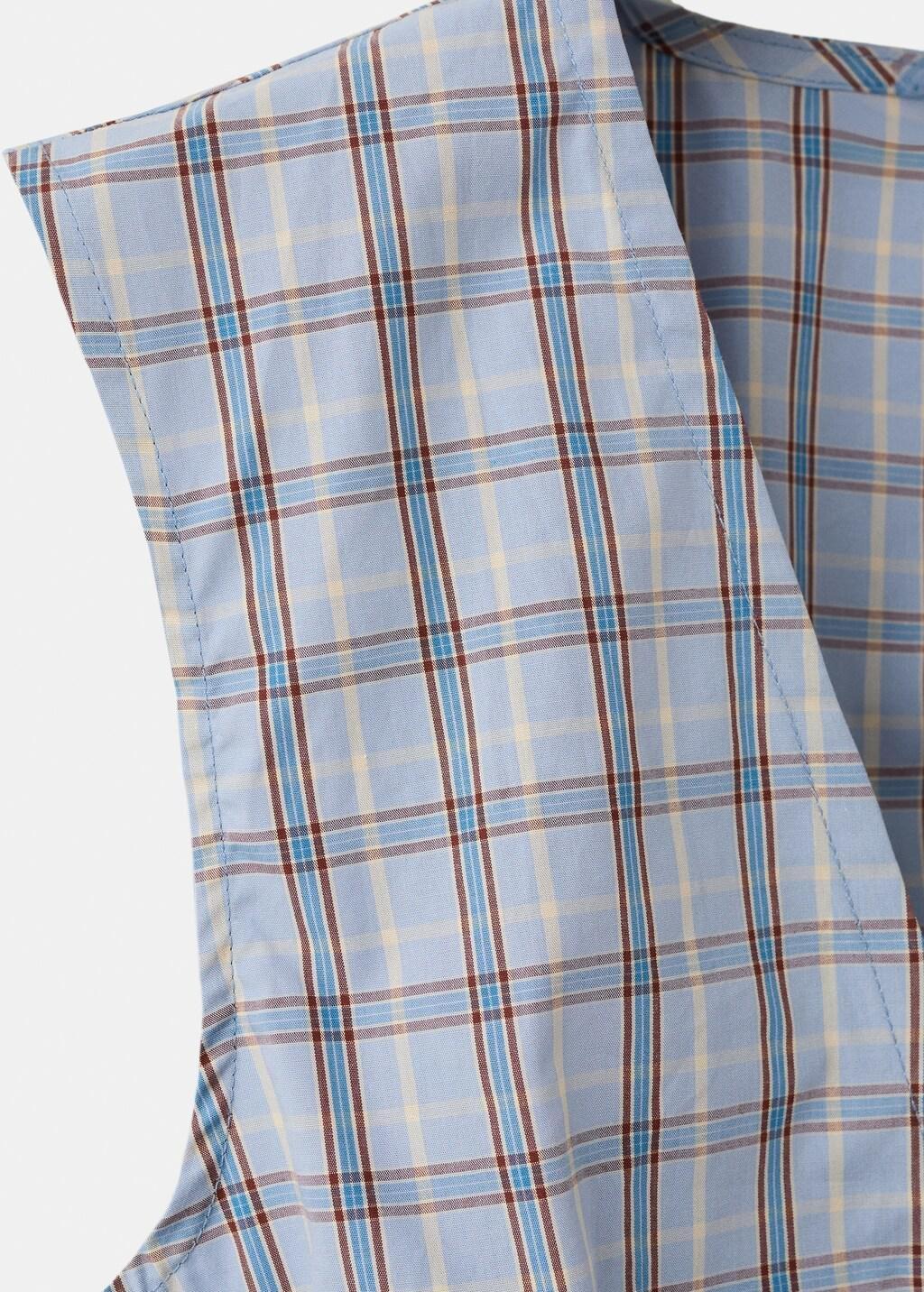 Blue Ruched Detail Striped Blouse, Medium Blue, large image number 1