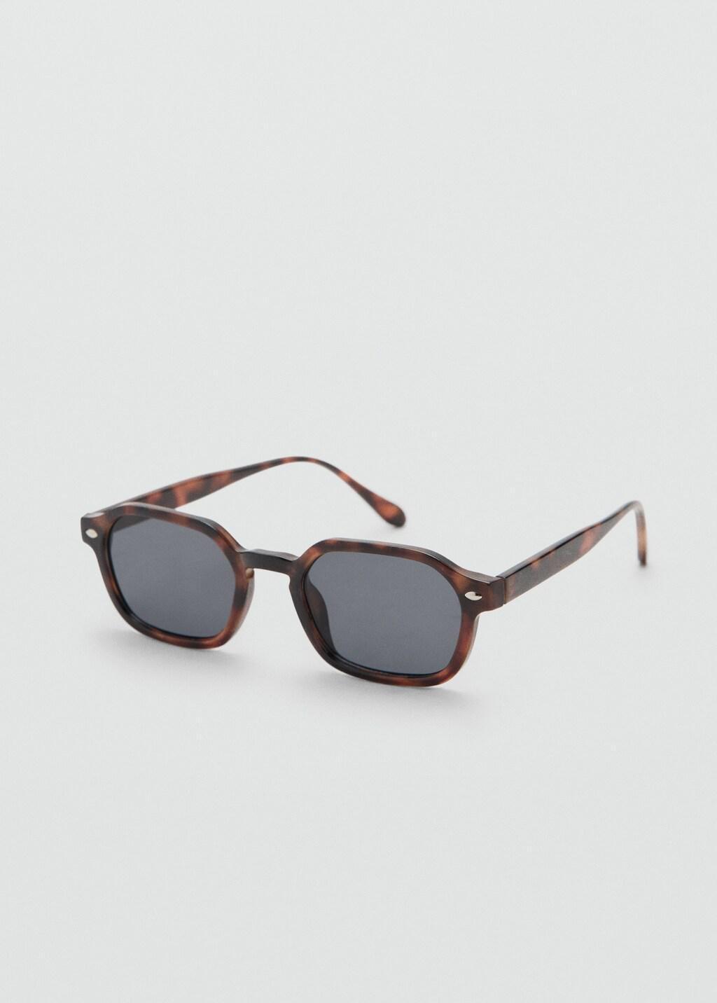 Brown Two-Tone Sunglasses, Brown, large image number 0