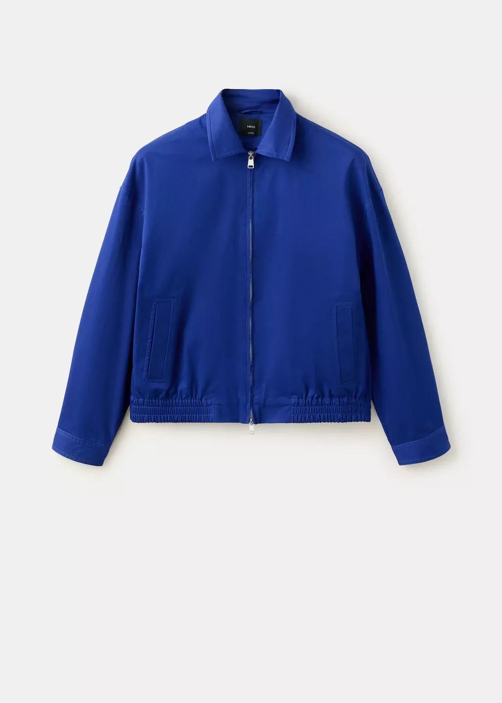 Blue Jacket With A High Collar, 0201_52, large image number 1