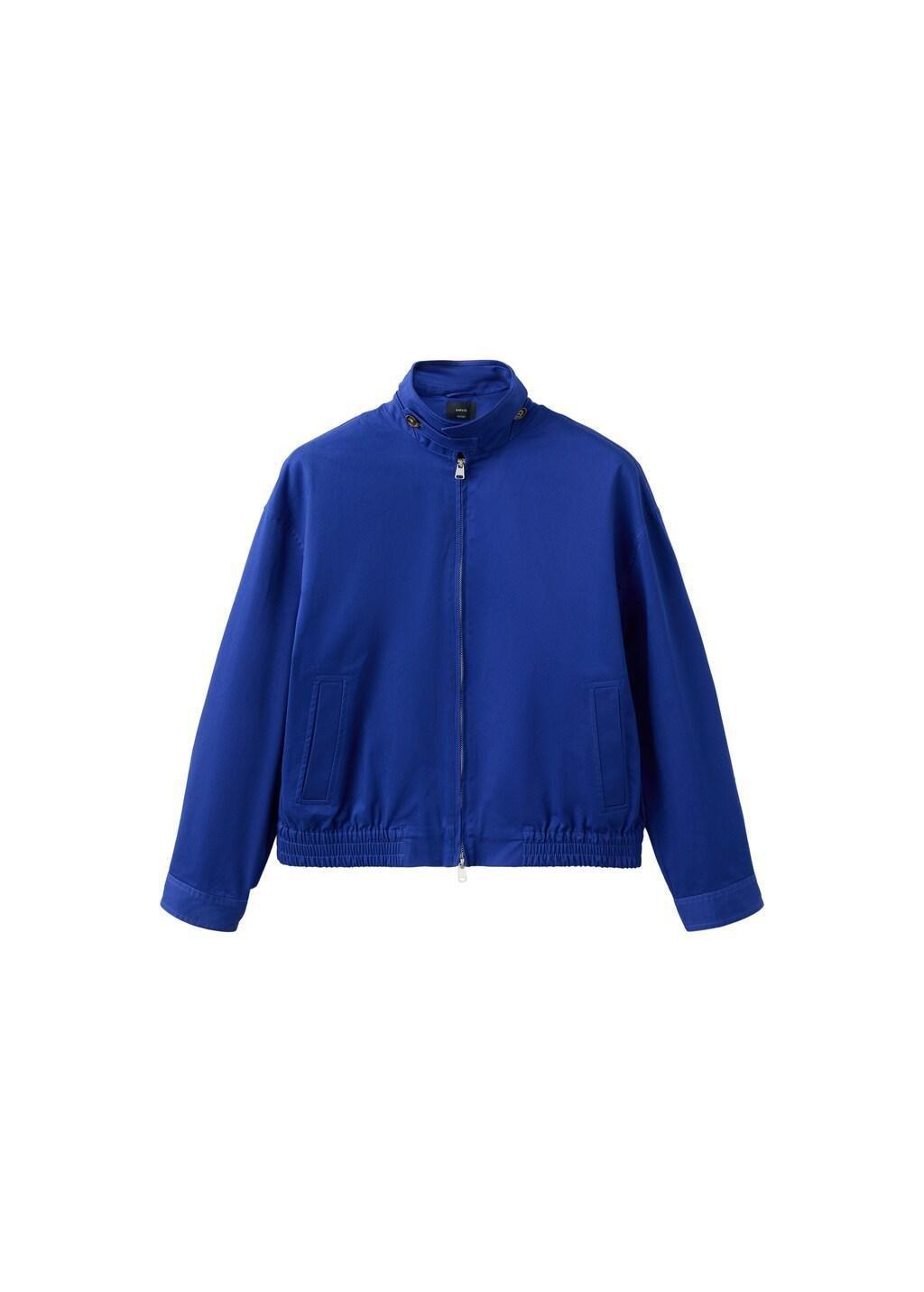 Blue Jacket With A High Collar, 0201_52, large image number 2