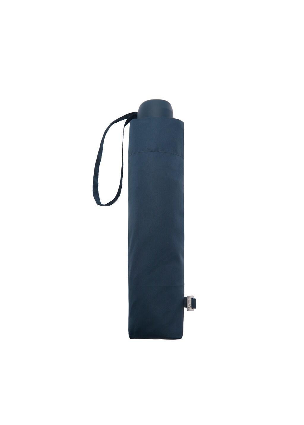 NAVY Plain folding umbrella, Navy, large image number 2