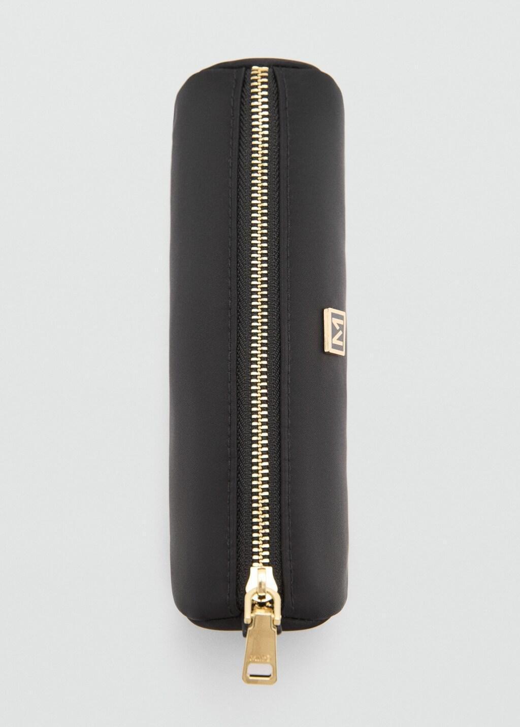 Black Nylon Zip Case, 0201_99, large image number 1