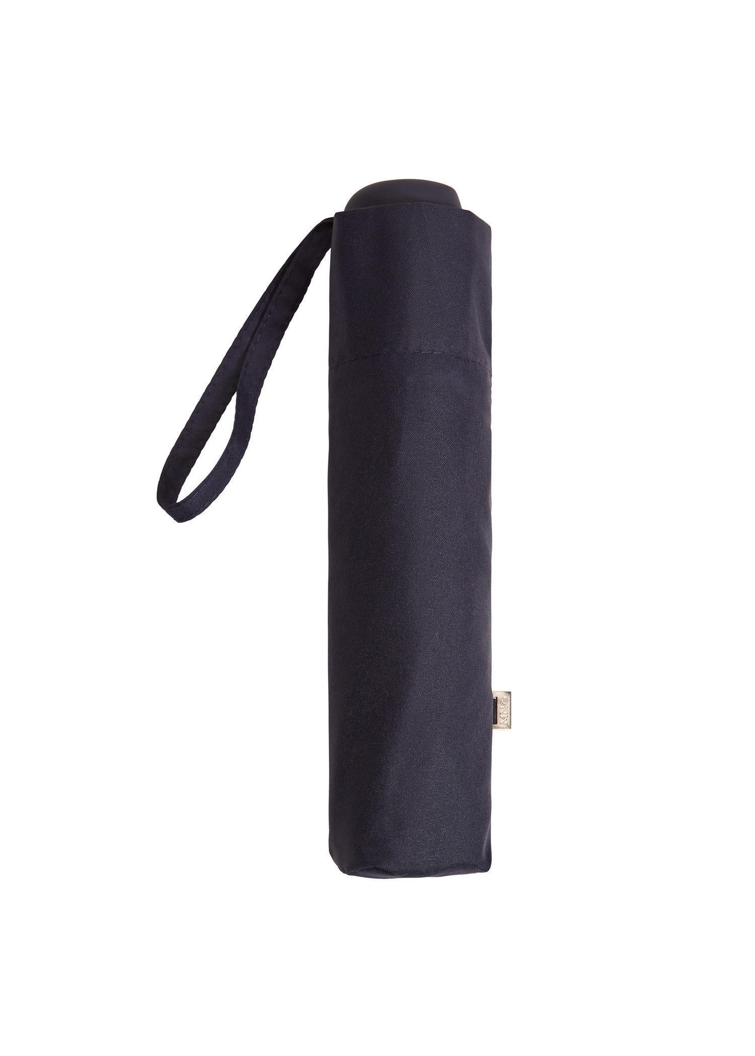 Navy Plain Folding Umbrella, Women, , large image number 0