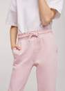 Mango - Pastel Pink Cotton Jogger-Style Trousers, Kids Girl