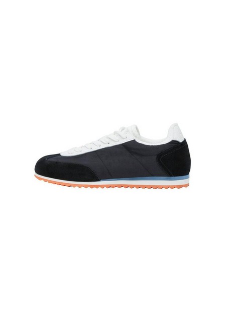 Mango - black Leather mixed sneakers