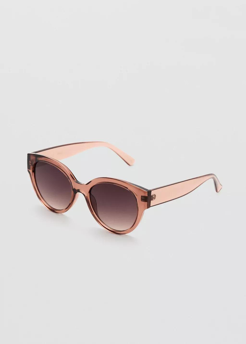 Orange Lt Pastel Cat-Eye Sunglasses, Light-Pastel Orange, large image number 0