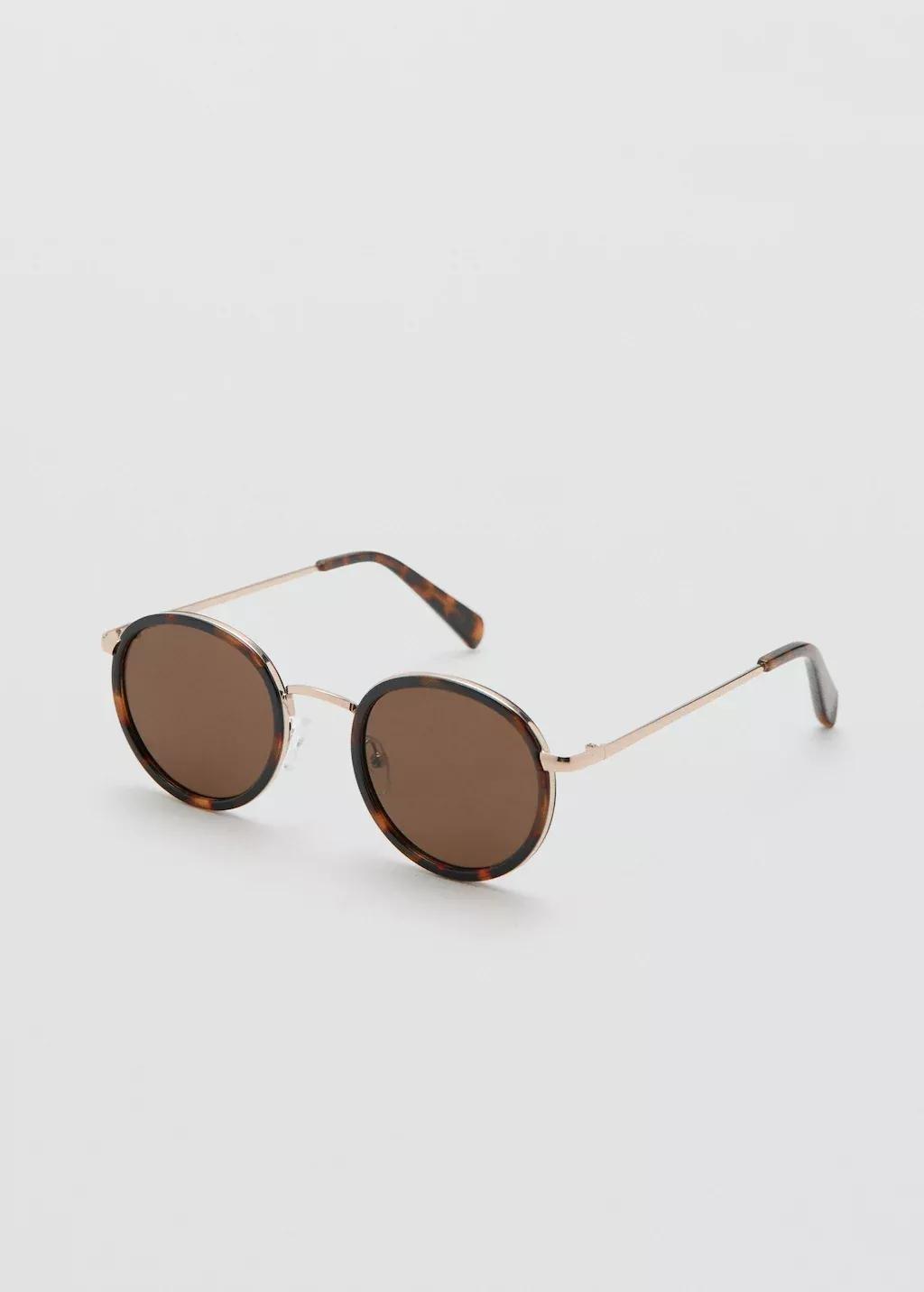 Brown Round Metal-Frame Sunglasses, 0201_32, medium