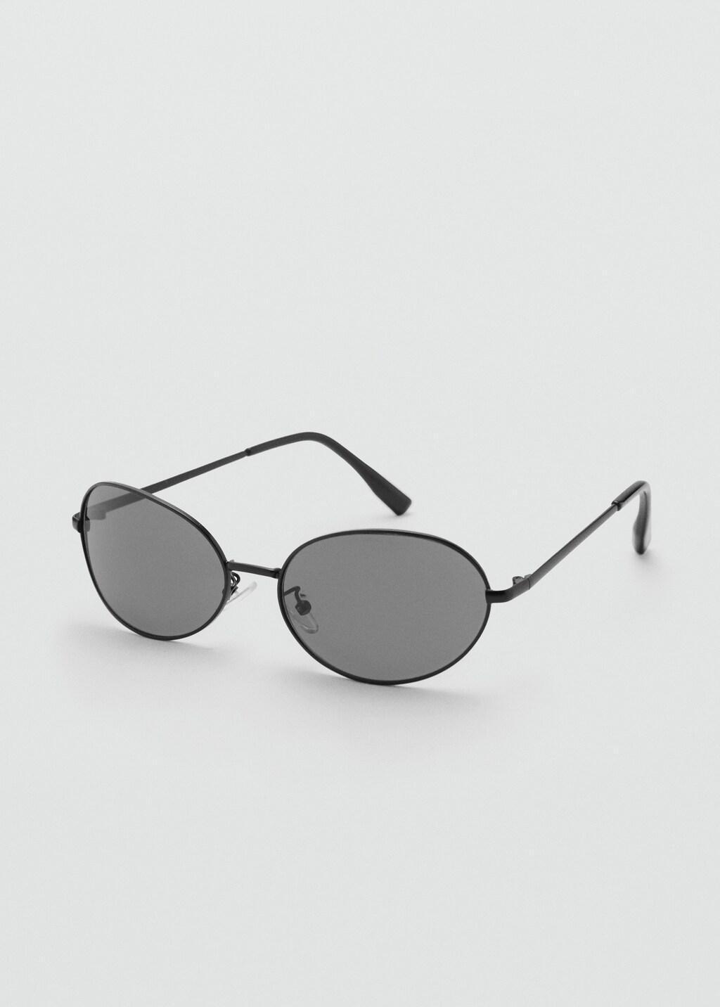 BLACK Metallic frame sunglasses, Black, large image number 0