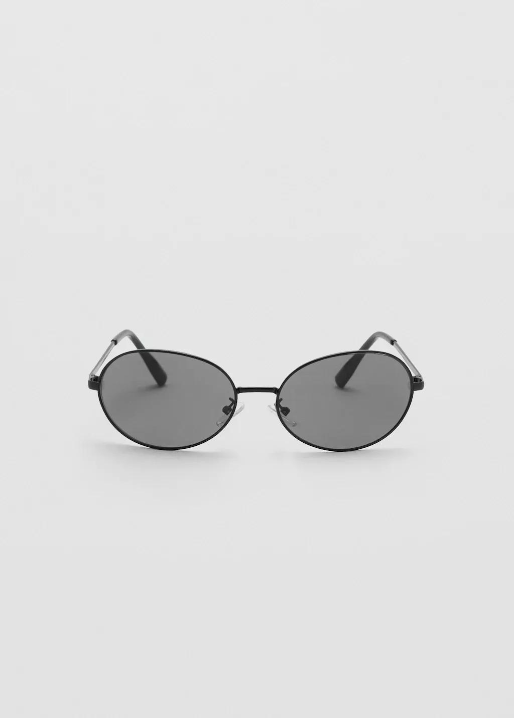 BLACK Metallic frame sunglasses, Black, large image number 3