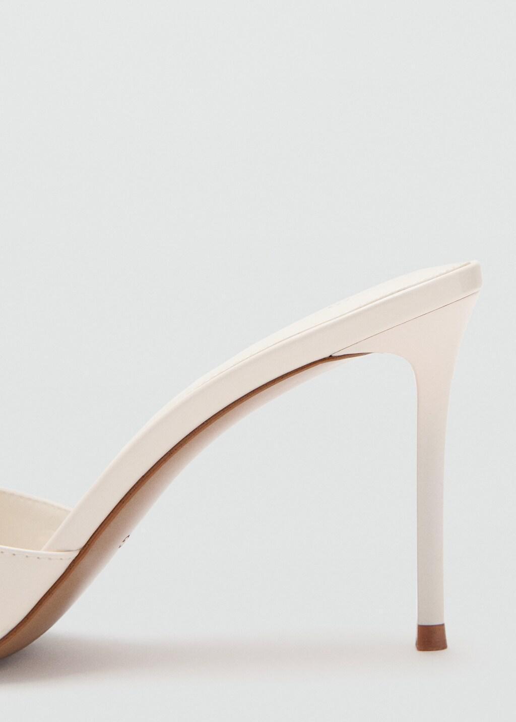 White Stiletto Heel Sandal, 0201_01, large image number 1