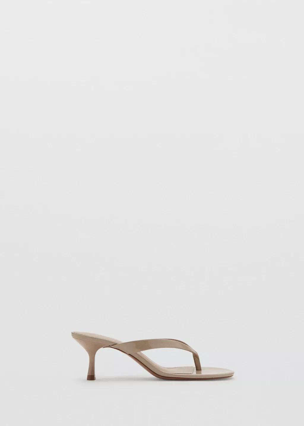 Brown Lt Pastel Strappy Heeled Sandals, 0201_TA, large image number 4