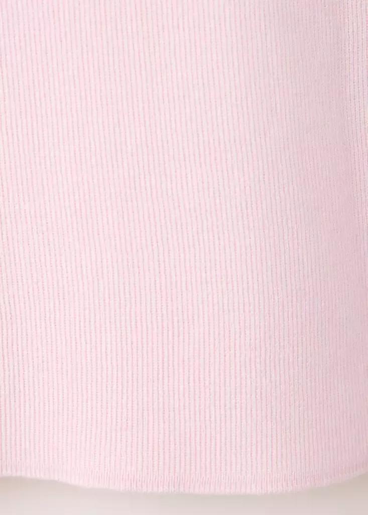 Pink Fine Knit Boat Neck Top, , large image number 5
