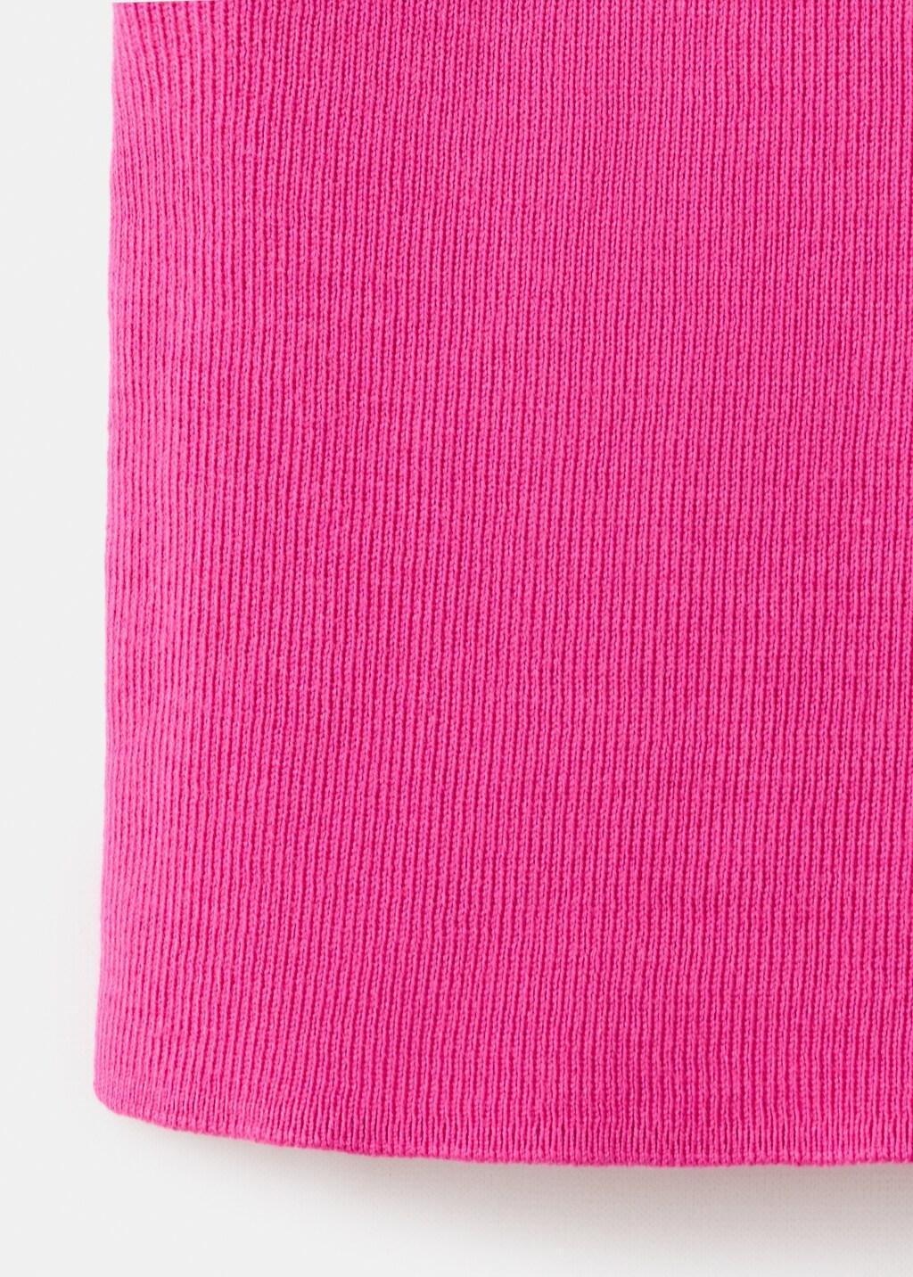 BRIGHT PINK Fine knit boat neck top, Bright Pink, large image number 4