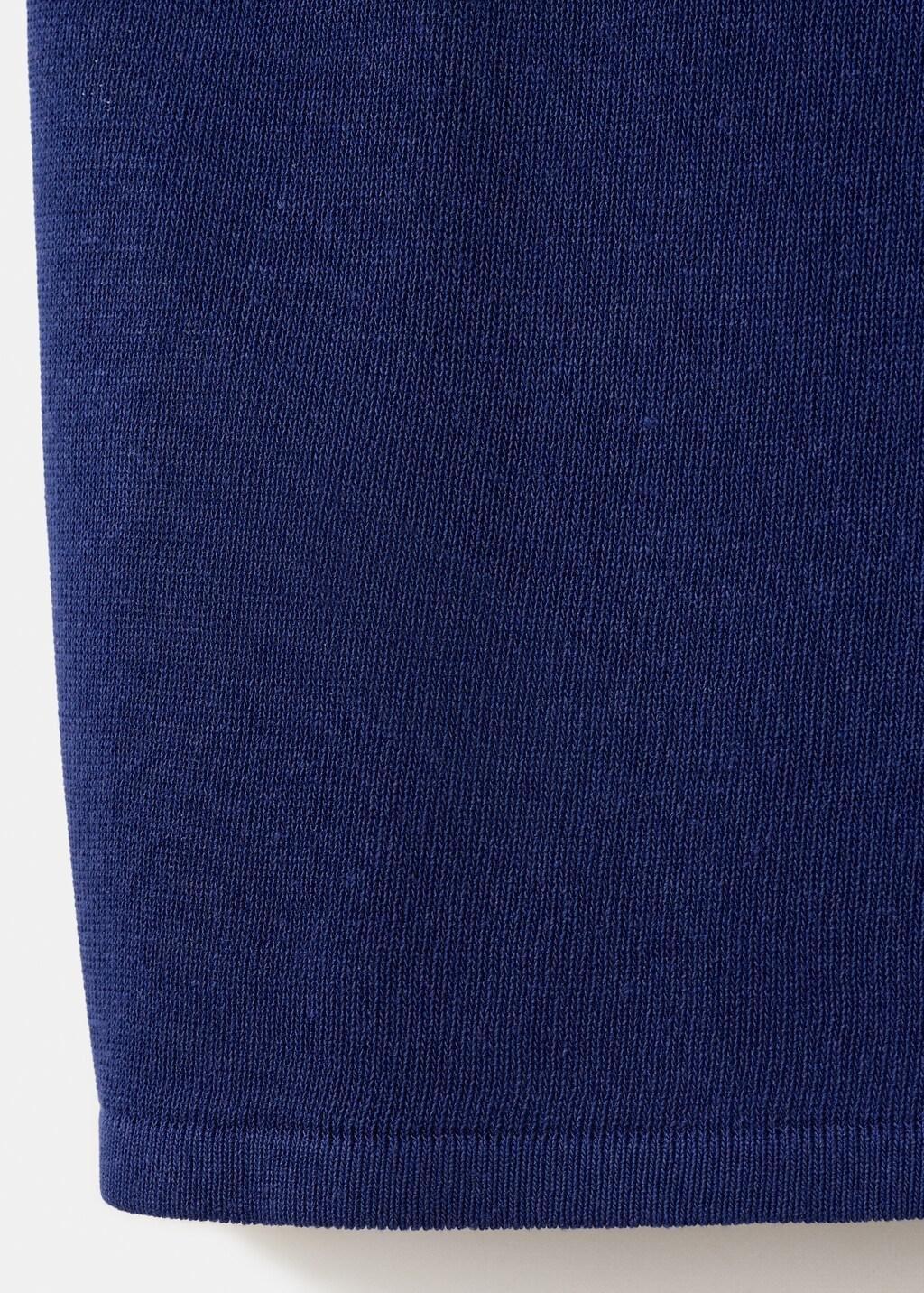 BRIGHT BLUE V-neck knit top, Bright Blue, large image number 5