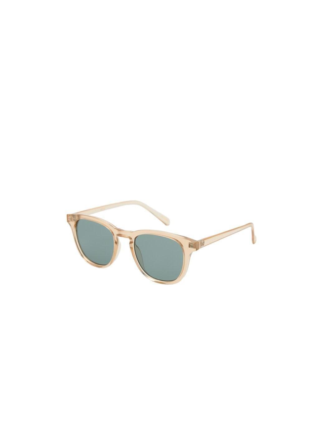 Yellow Round-Framed Sunglasses, Dark Yellow, large image number 2