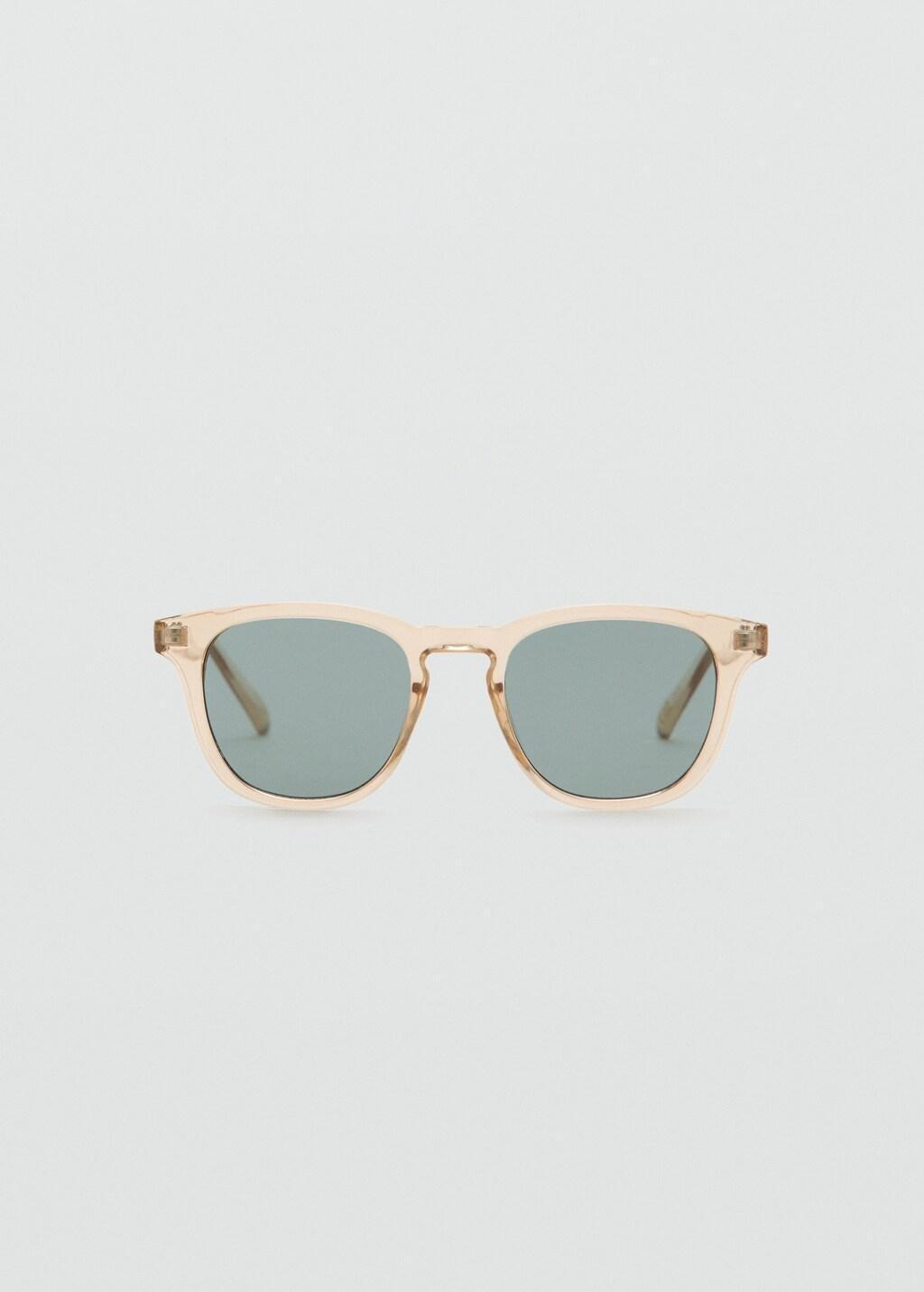 Yellow Round-Framed Sunglasses, Dark Yellow, large image number 3