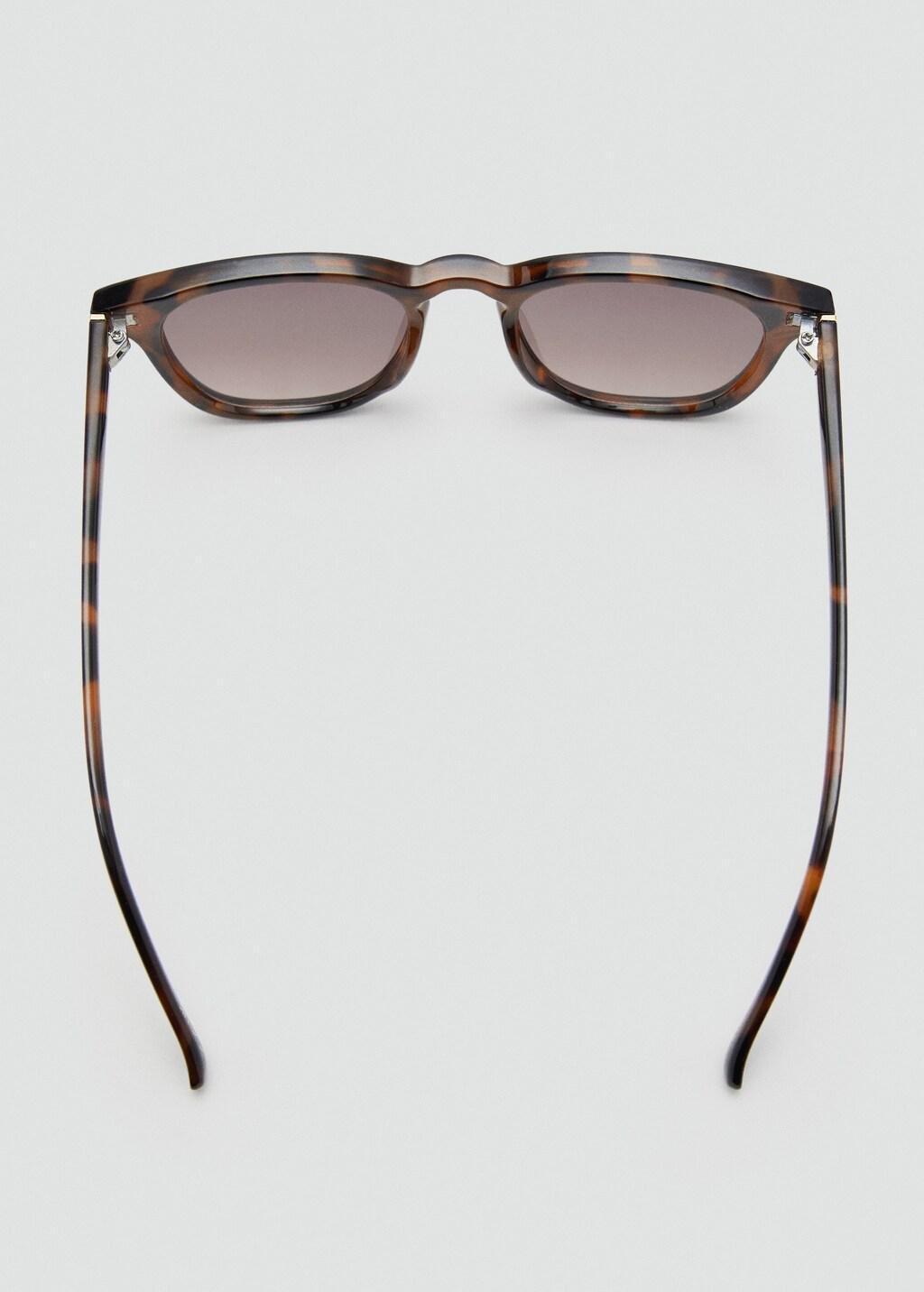 Brown Round-Framed Sunglasses, Dark Brown, large image number 1
