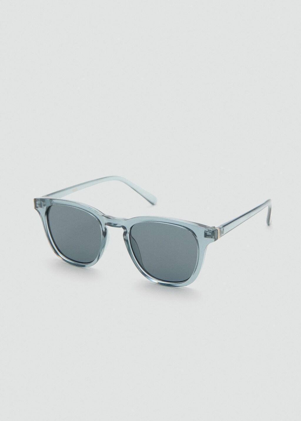 Grey Round-Framed Sunglasses, Grey, large image number 0