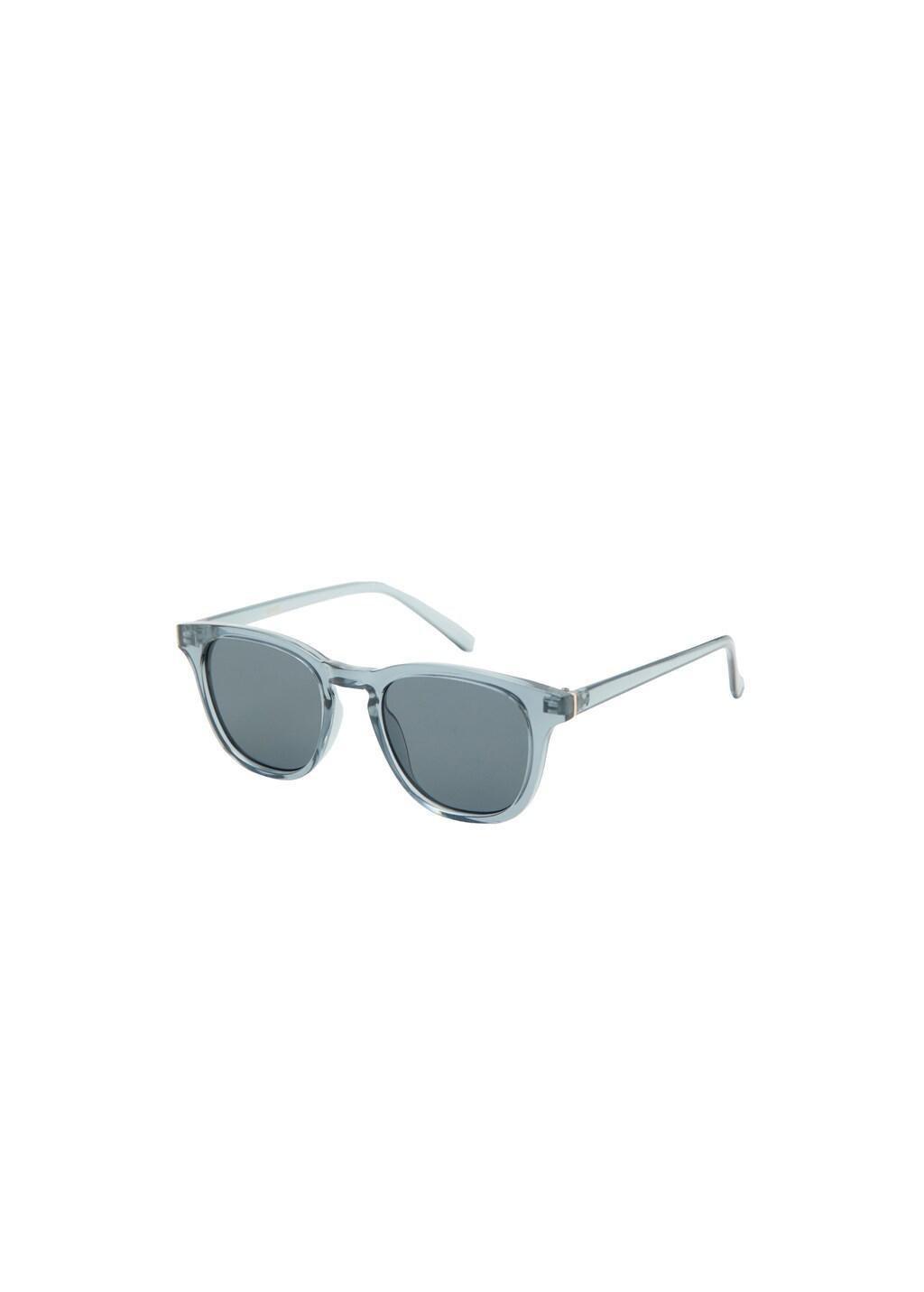 Grey Round-Framed Sunglasses, Grey, large image number 2