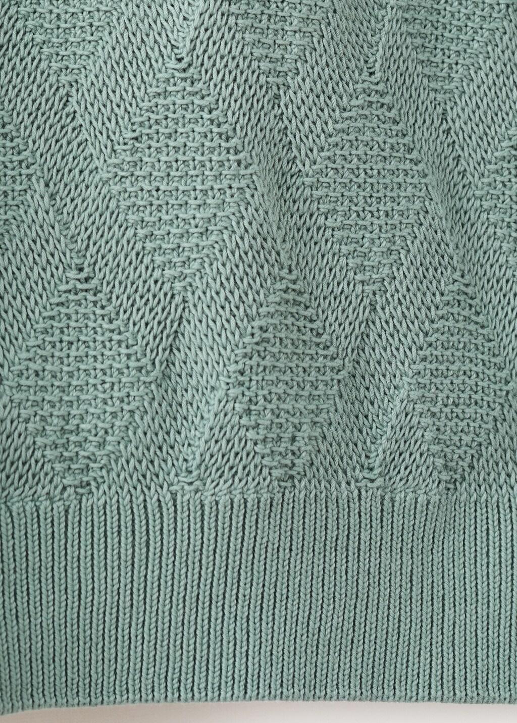 Green 100% Cotton Ribbed Structured Polo Shirt, Bright Green, large image number 5