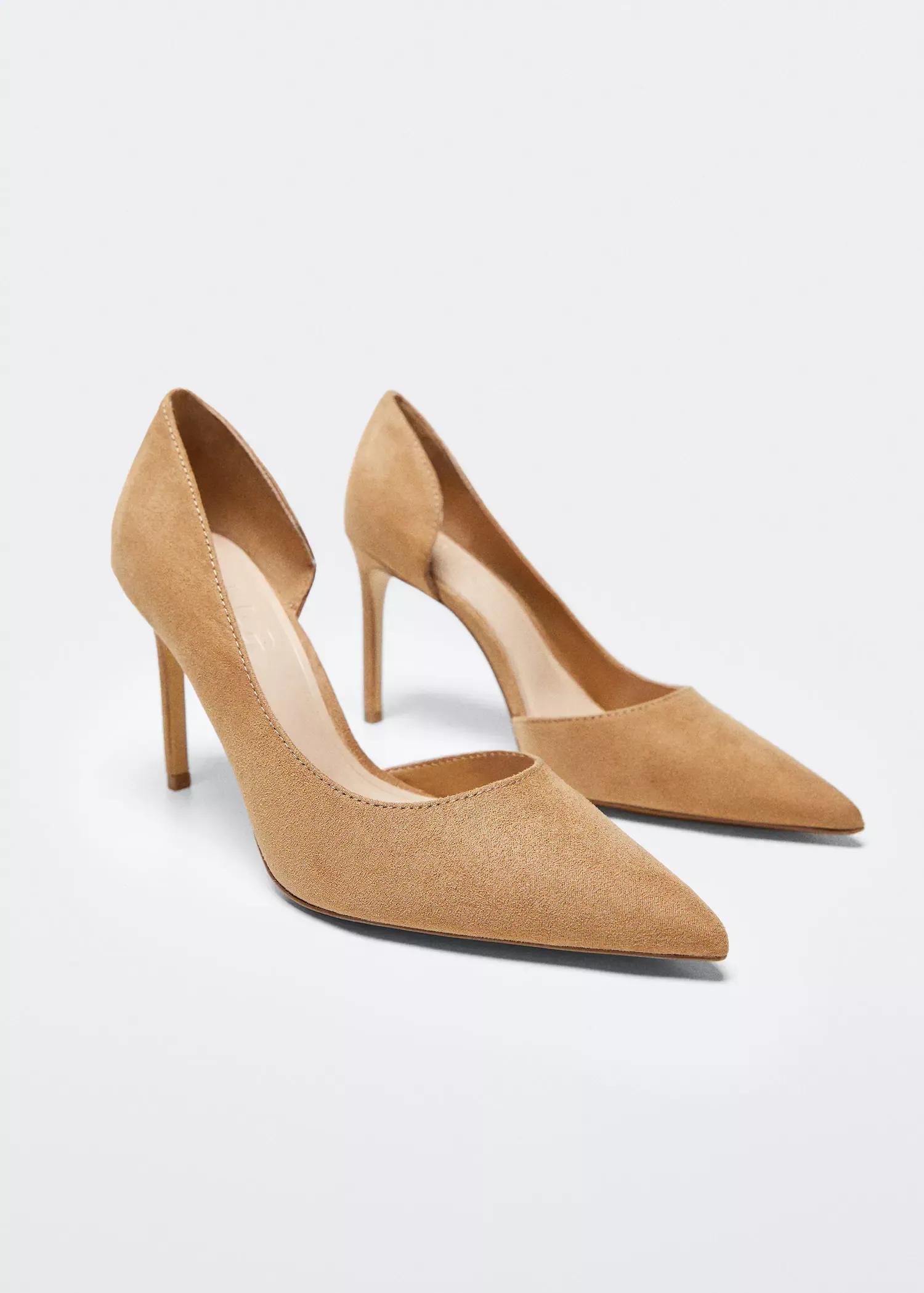 medium brown Asymmetric stiletto shoes, , large image number 3