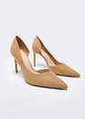Mango - medium brown Asymmetric stiletto shoes