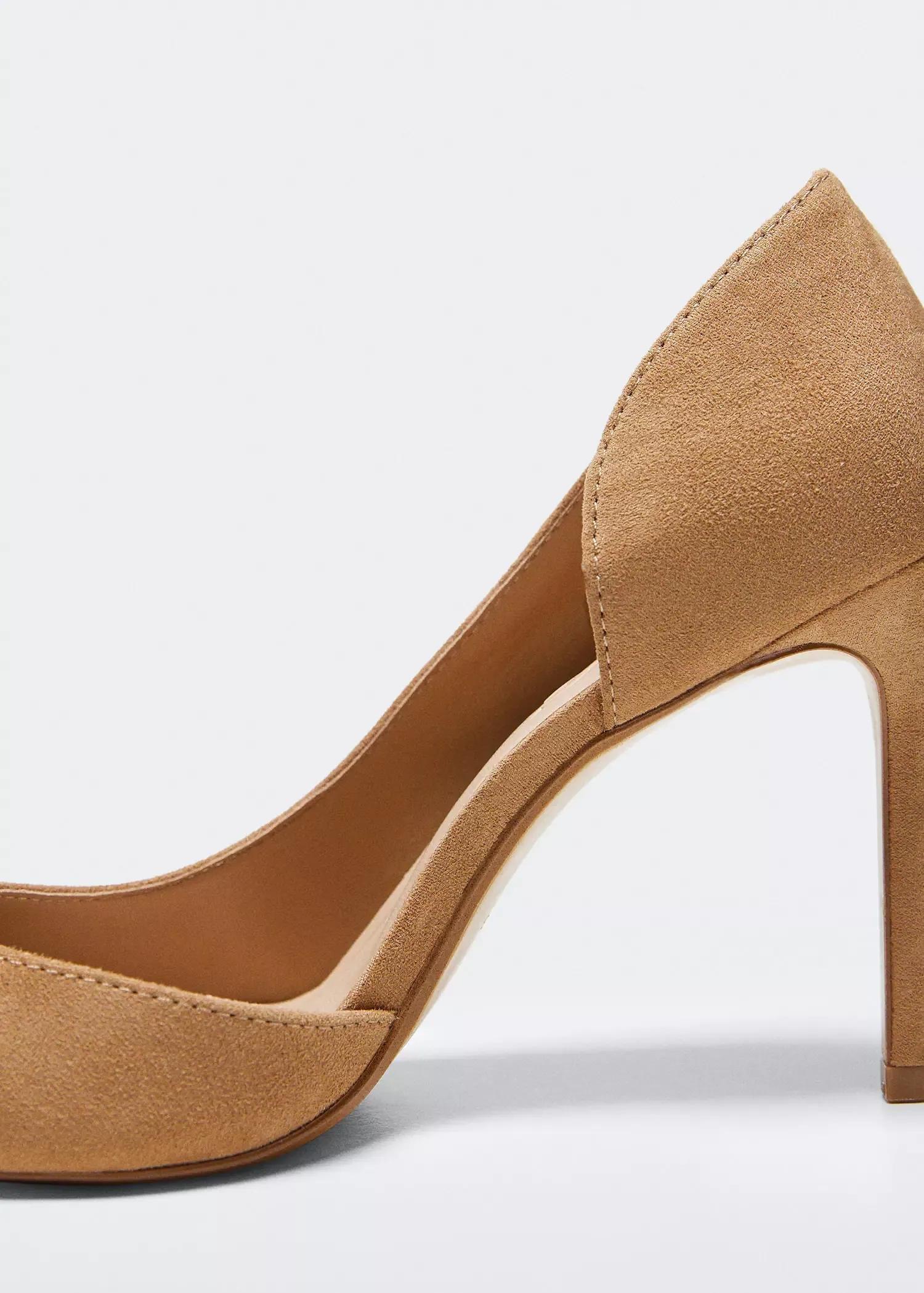 medium brown Asymmetric stiletto shoes, , large image number 4