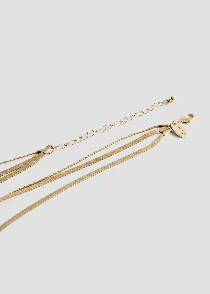 GOLD Long triple necklace, Women, Gold, large image number 6