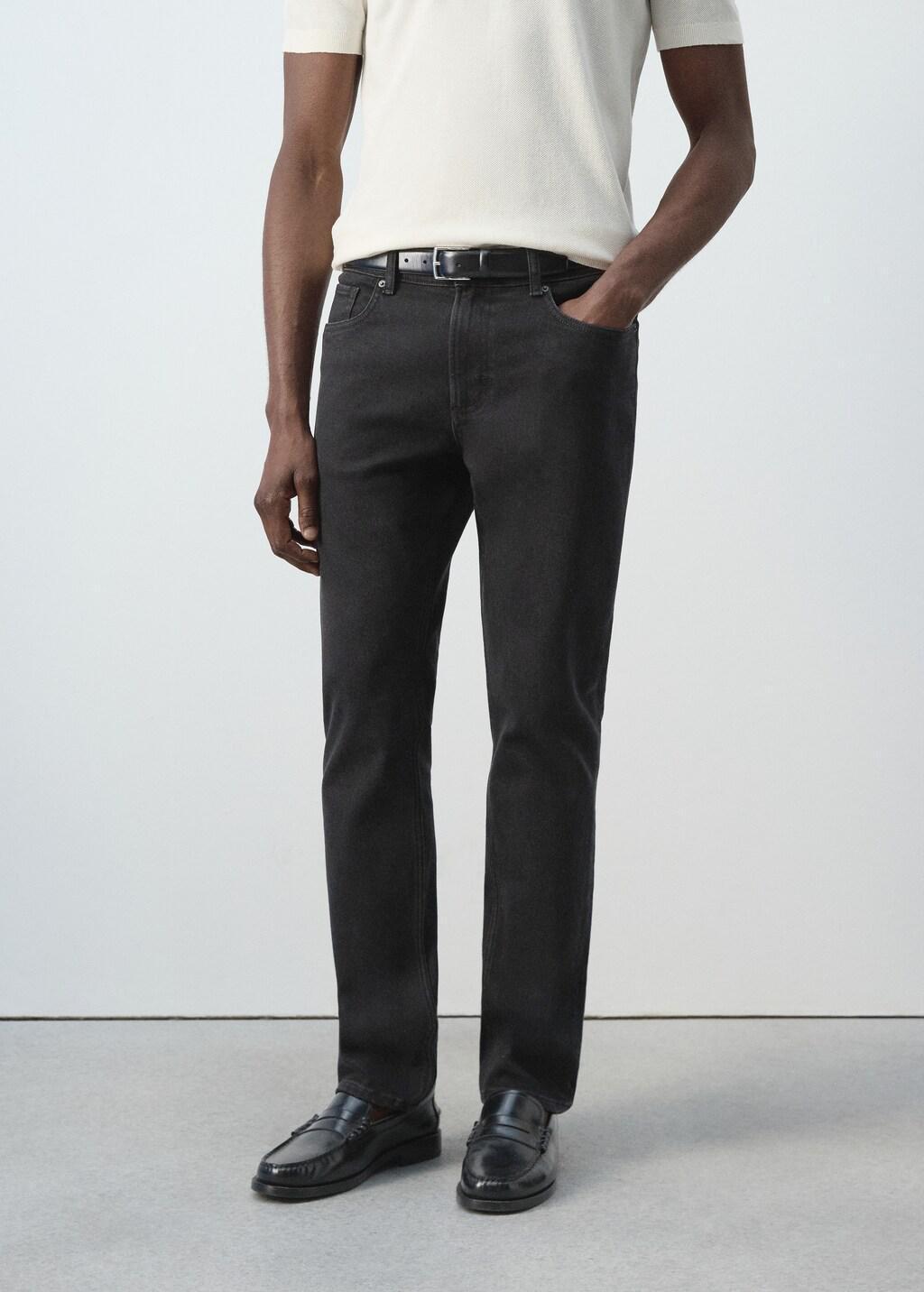 Grey Jan Slim-Fit Jeans, Open Grey, large image number 3