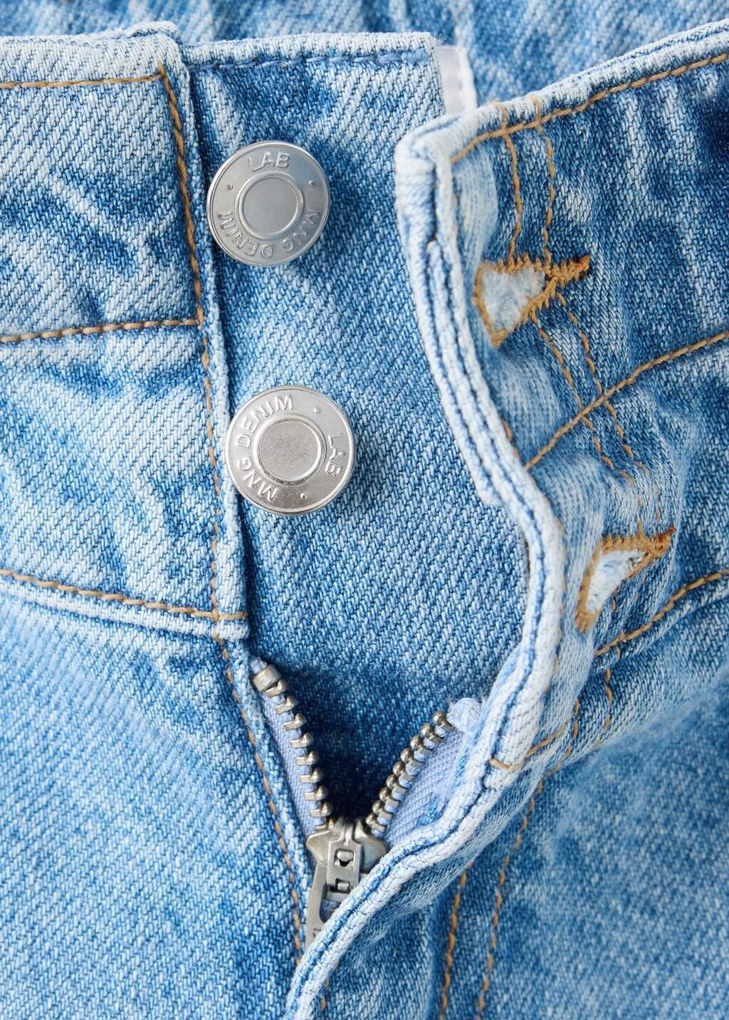 OPEN BLUE Wide-leg double-button jeans, Kids Girl, Open Blue, large image number 1