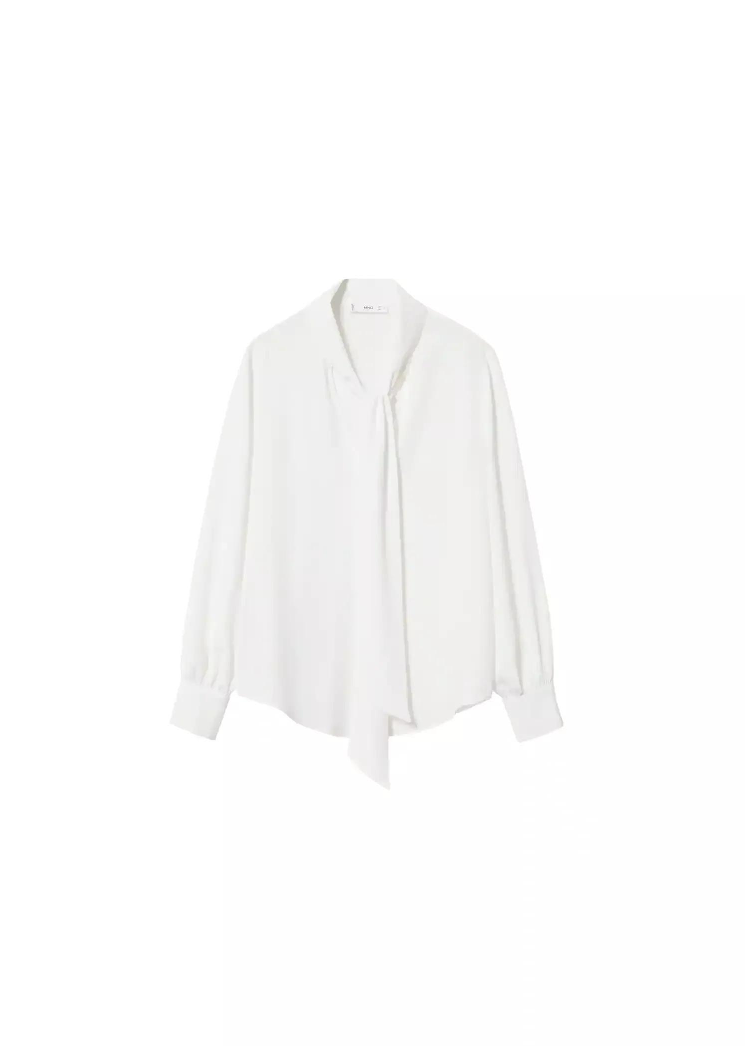 White Lace Flowy Blouse, , large image number 6