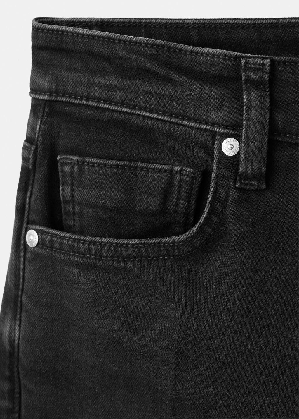 Grey Sienna Flared Cropped Jeans, Open Grey, large image number 2