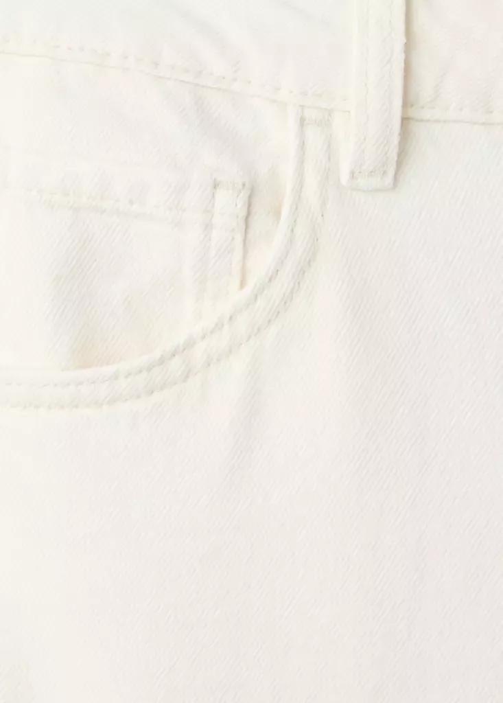 Beige Danila High-Waisted Wide Leg Jeans, Light Beige, large image number 7
