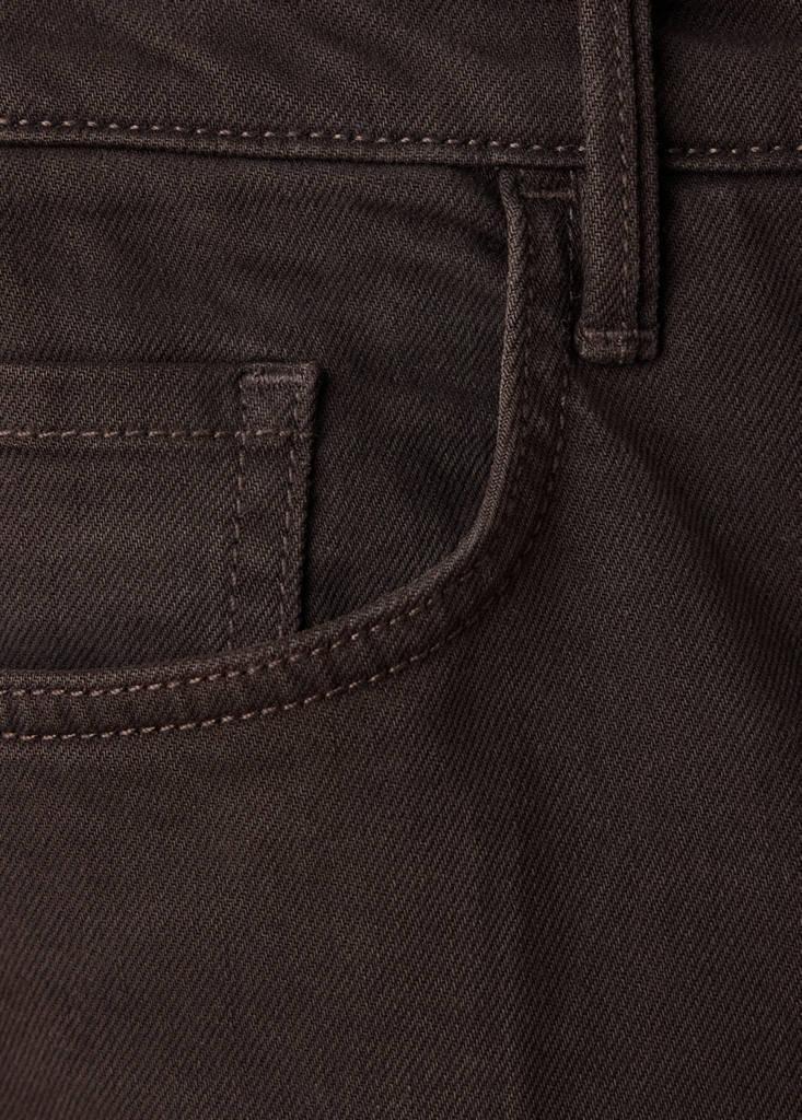 Brown High-Waisted Wide Leg Jeans, Dark Brown, large image number 6