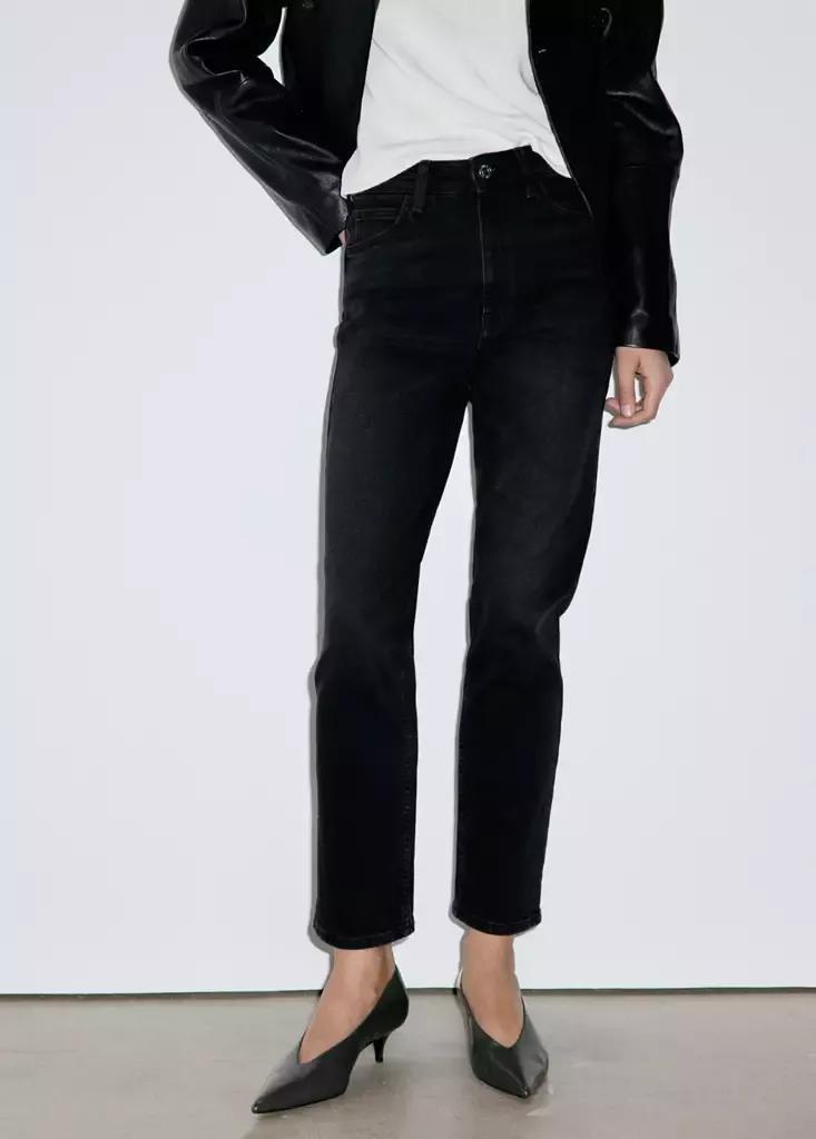 Black New Mom Comfort High-Rise Jeans, Open Grey, medium