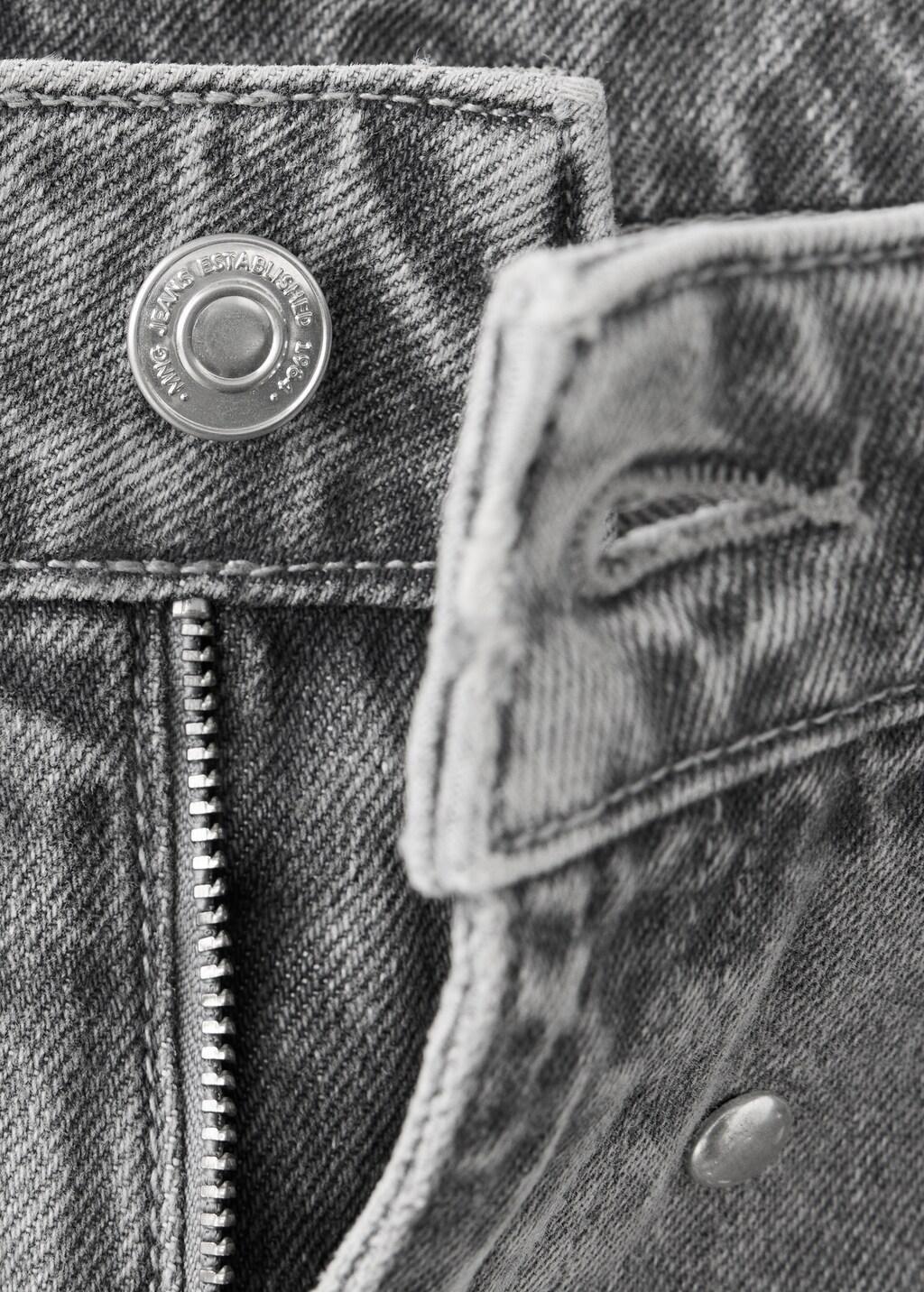 GREY Mid-rise studded jeans, Open Grey, large image number 1