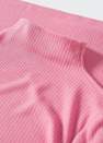 Mango - pink Turtle neck ribbed t-shirt