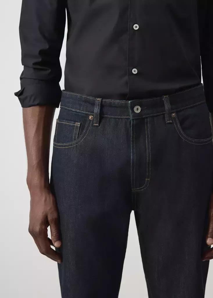 Blue Moby Relaxed Fit Wash Jeans, , large image number 3