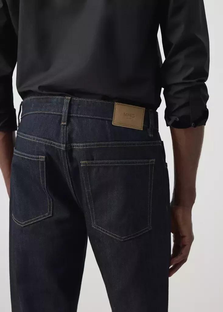 Blue Moby Relaxed Fit Wash Jeans, , large image number 4