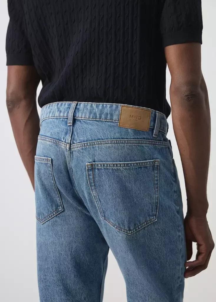 Blue Bob Regular-Fit Jeans, , large image number 4