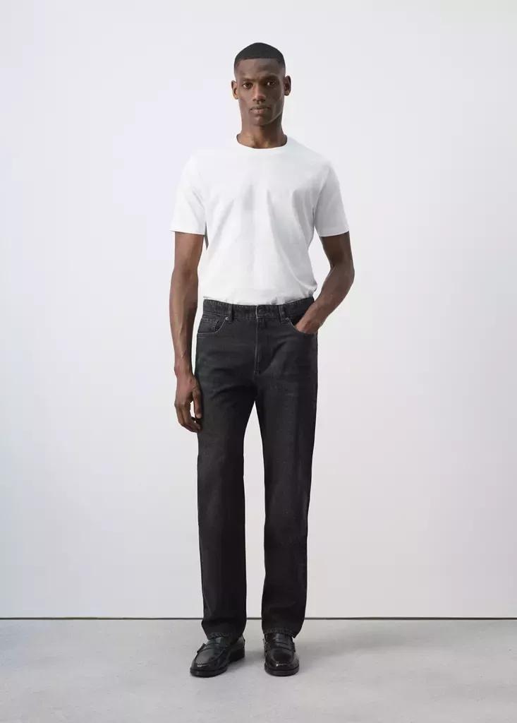 Black Denim Bob Regular-Fit Jeans, , large image number 0